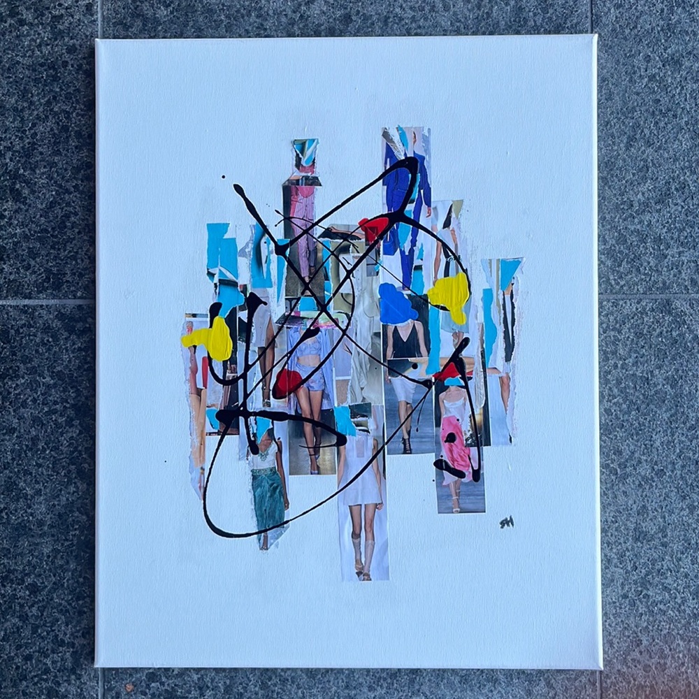Mixed Media Art on canvas II (2023)